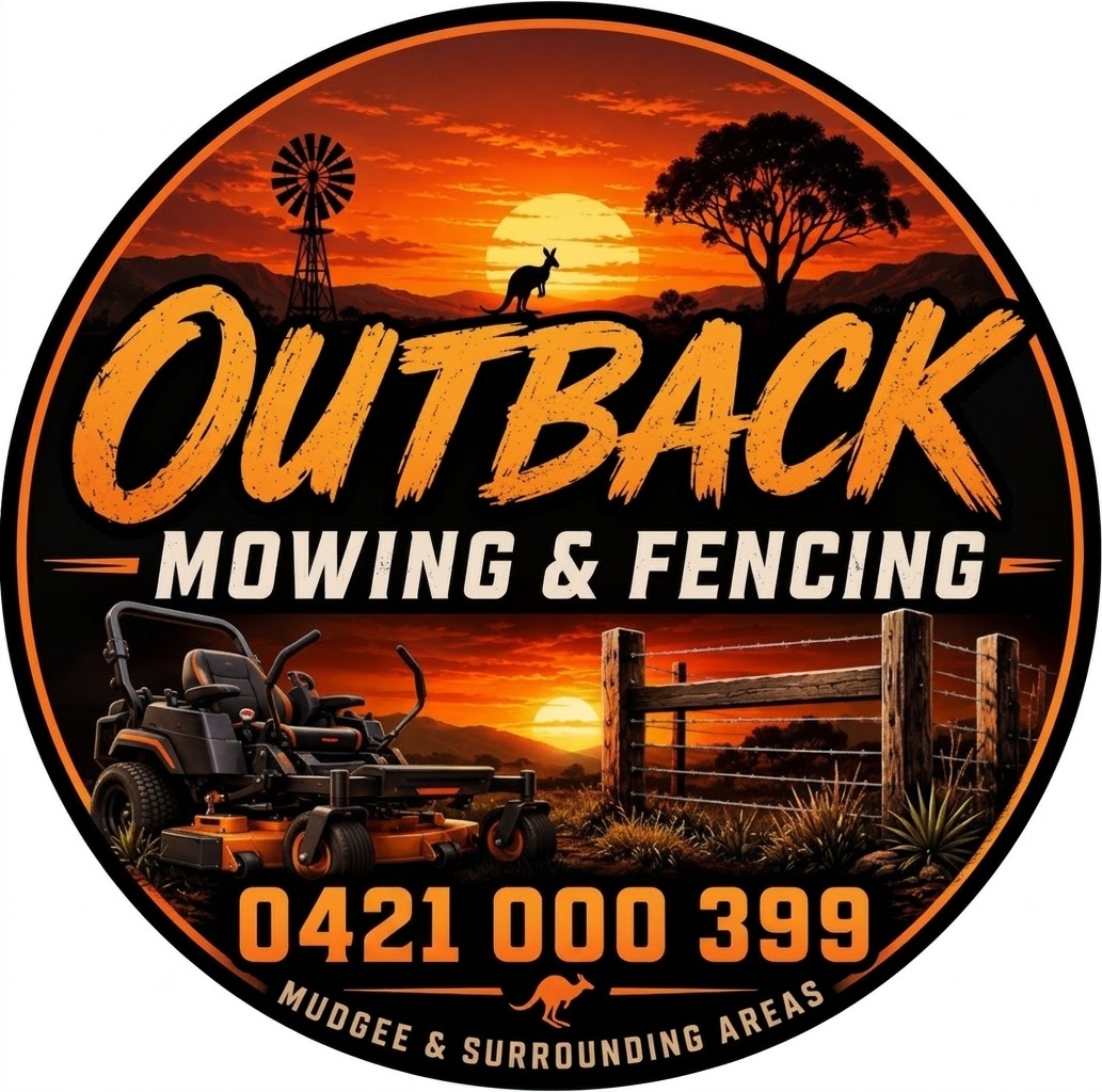 Outback Mowing & Fencing Logo